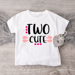 2nd Birthday Shirt, Two Cute Birthday Shirt, Second Birthday Shirts, Themed Birthday Shirt, The Birthday Girl