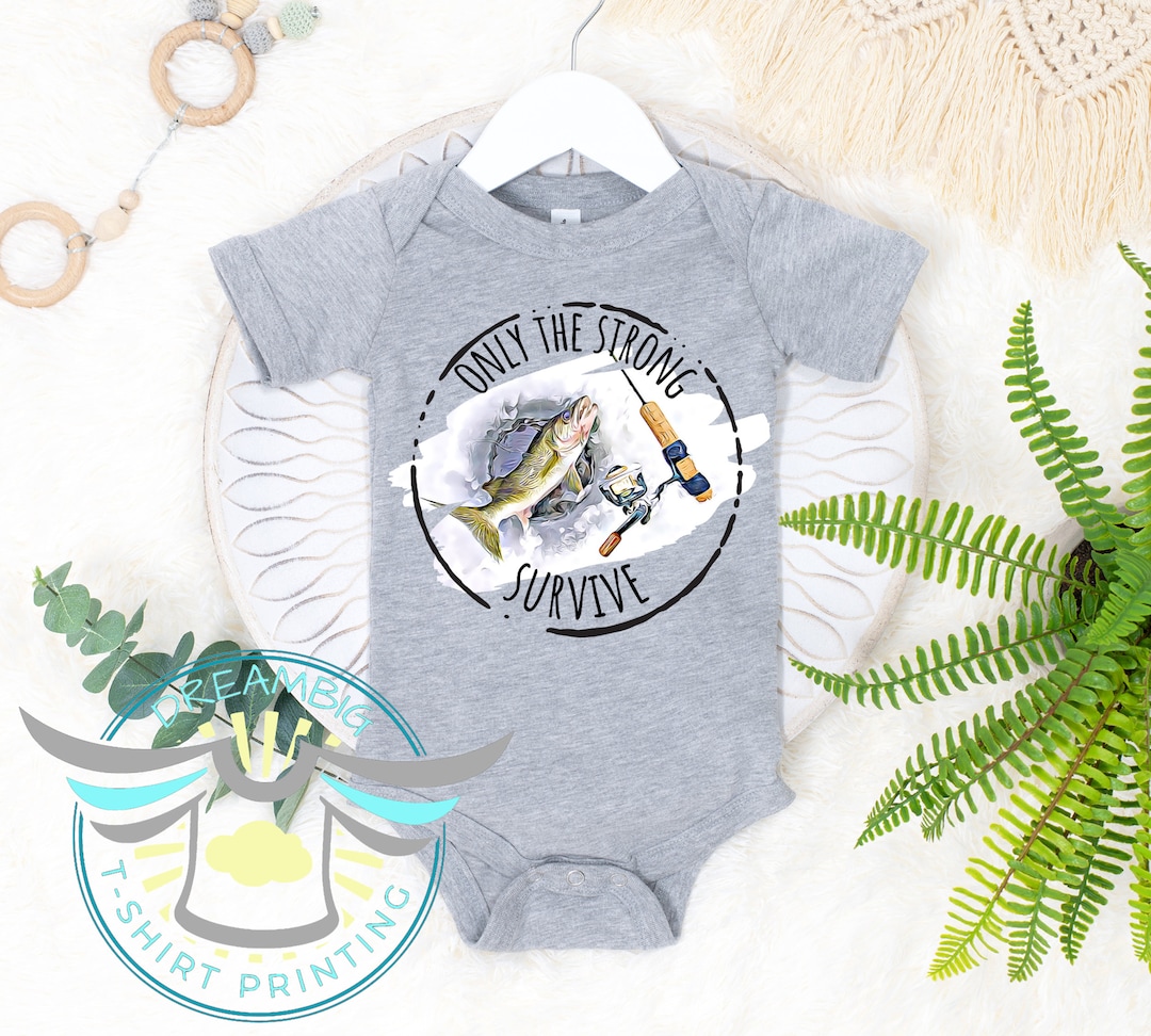 Ice Fishing Baby Onesie® Complete Fishing Guide, Fishing Buddy, Gone