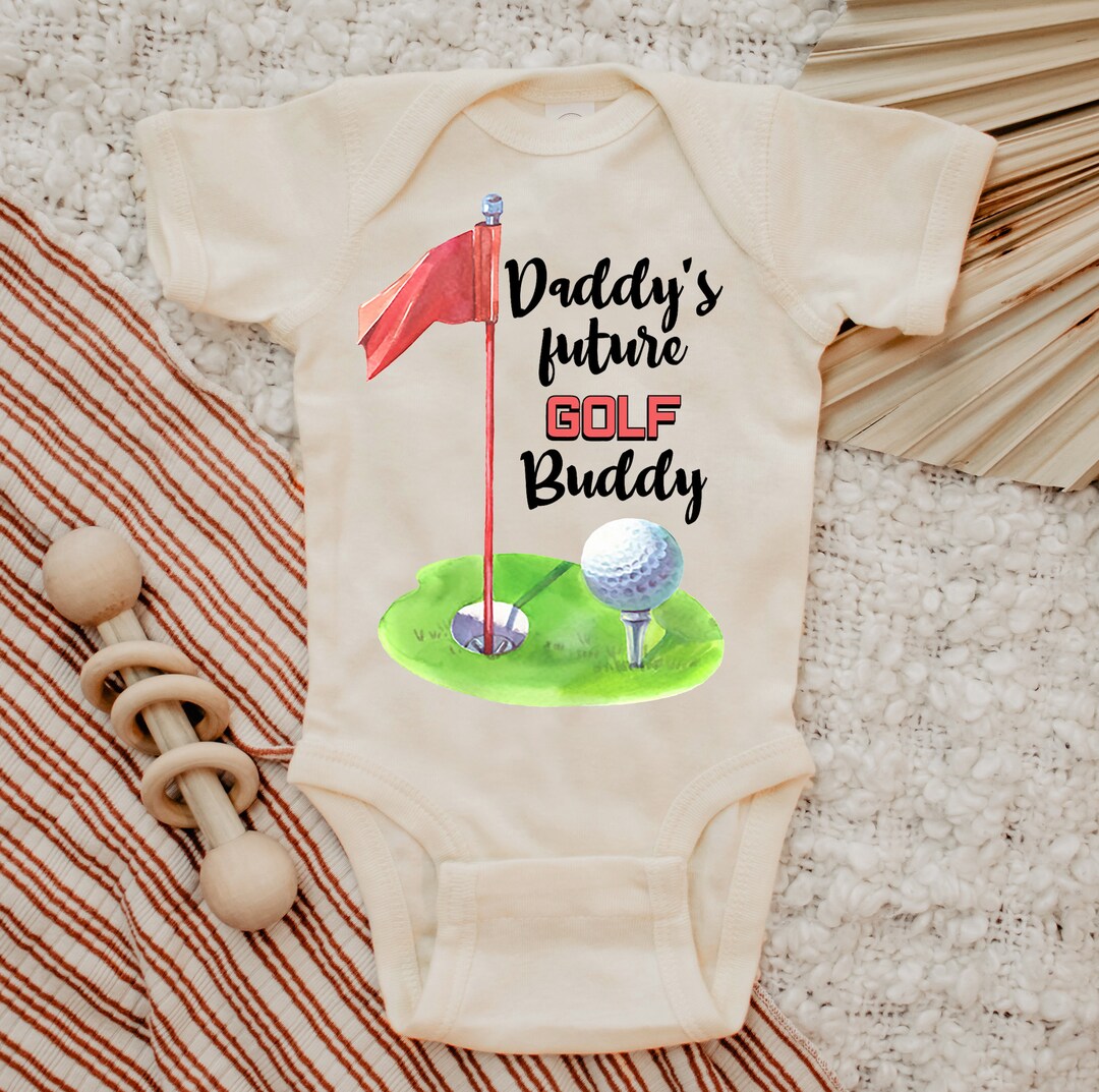 Daddy's Future Golfing Buddy Onesie® Golf Onesie® Lil Etsy