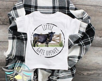Little Gate Opener Shirt, Cattle Farmer, Country Shirt, Cows, Ranch Life, Future Farmer, Farming Apparel, Future Rancher, Farming Graphics
