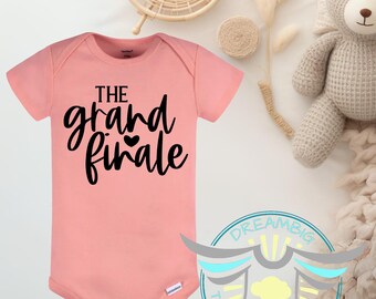 El gran final Baby Onesie® Anuncio de bebé Baby Onesie® Revelación de embarazo Onesie, ¡Ups, lo hicimos otra vez!, Final, lo prometo, Sorpresa