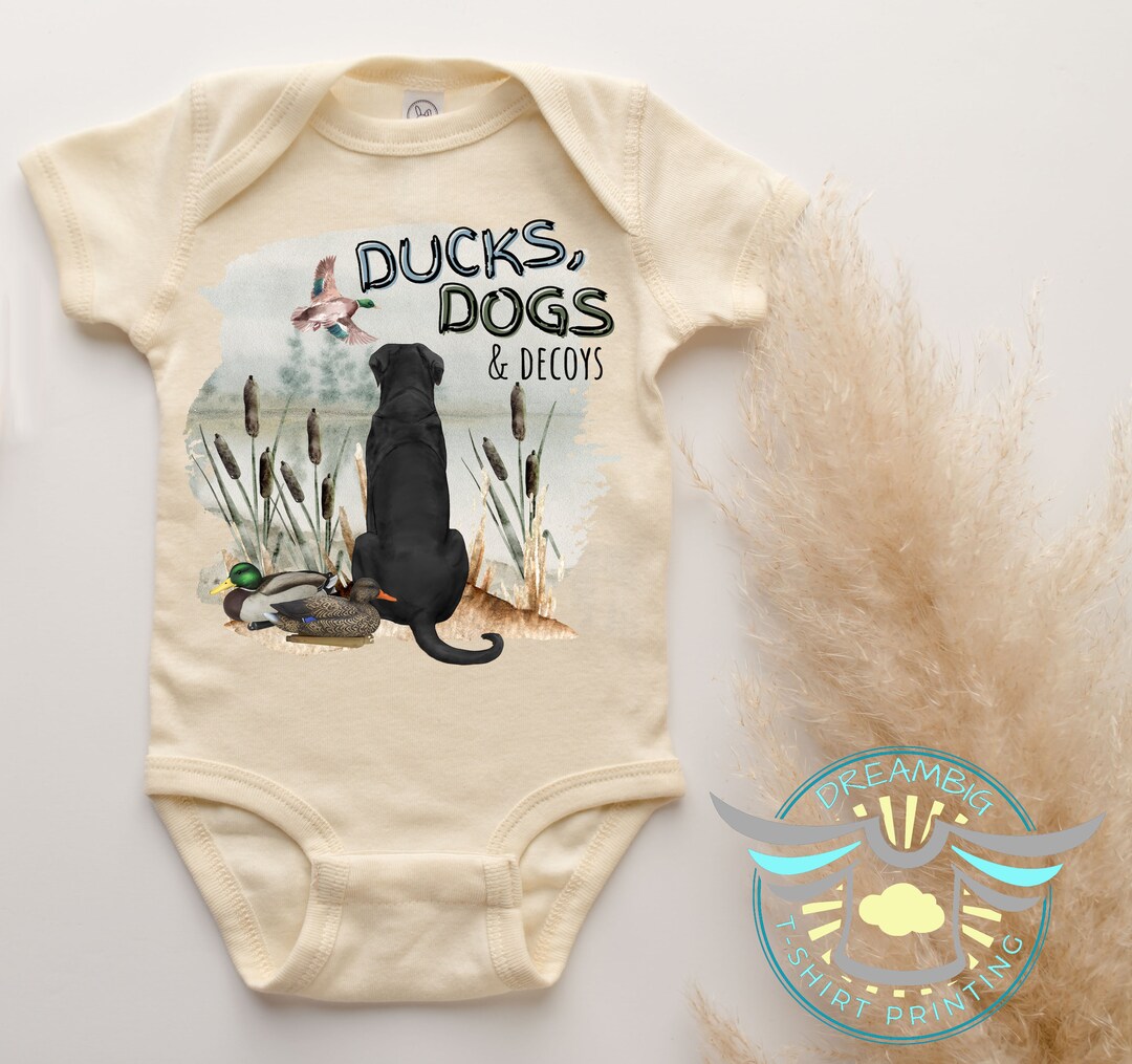 Duck Hunting Onesie® Hunting Bird Dog, Ducks Dogs & Decoys, Daddy's