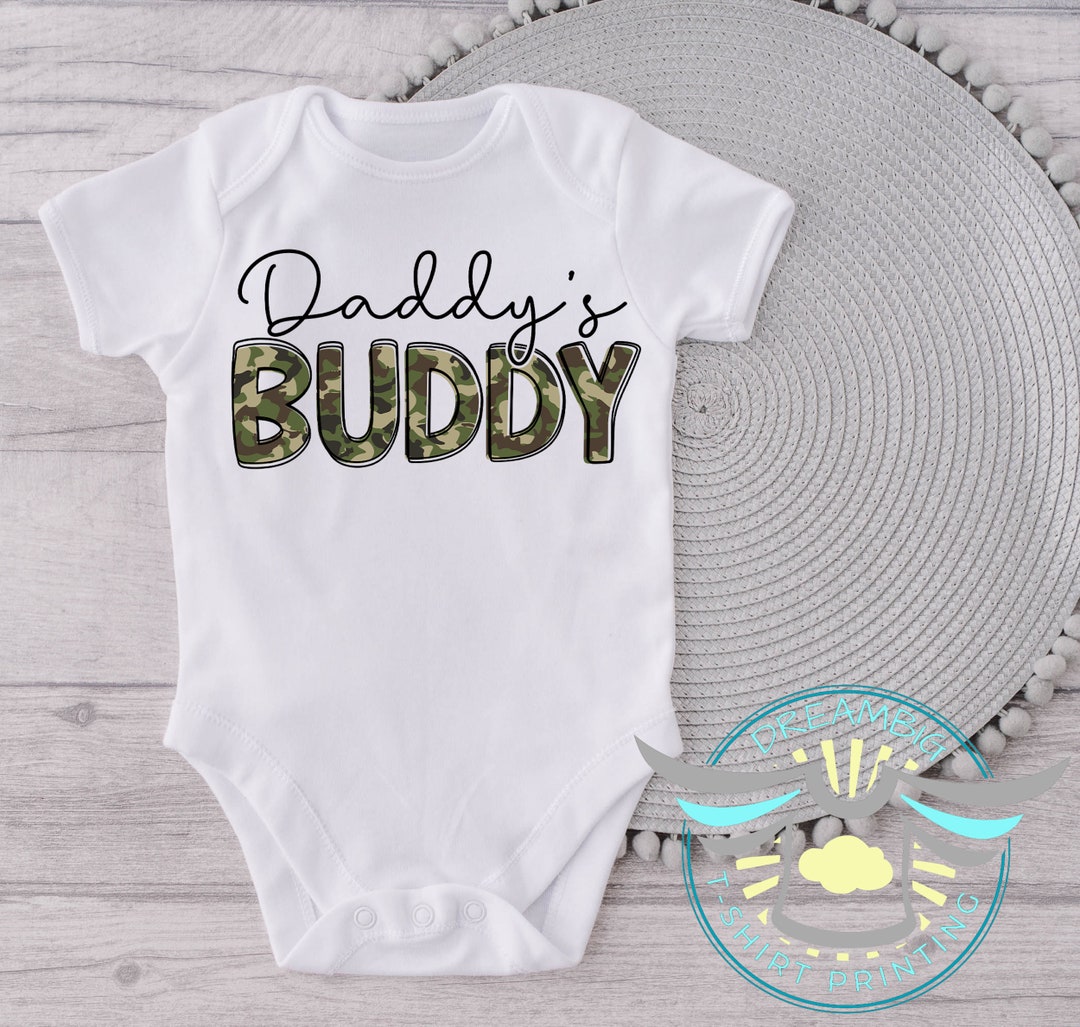 Daddy's Buddy Baby Onesie® Daddy's Boy, Father Son, Father's Day Gift