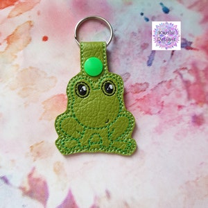 frog snaptab embroidery digital design 4x4 friendly ith instant download pes,dst,hus,jef,pcs,exp,sew
