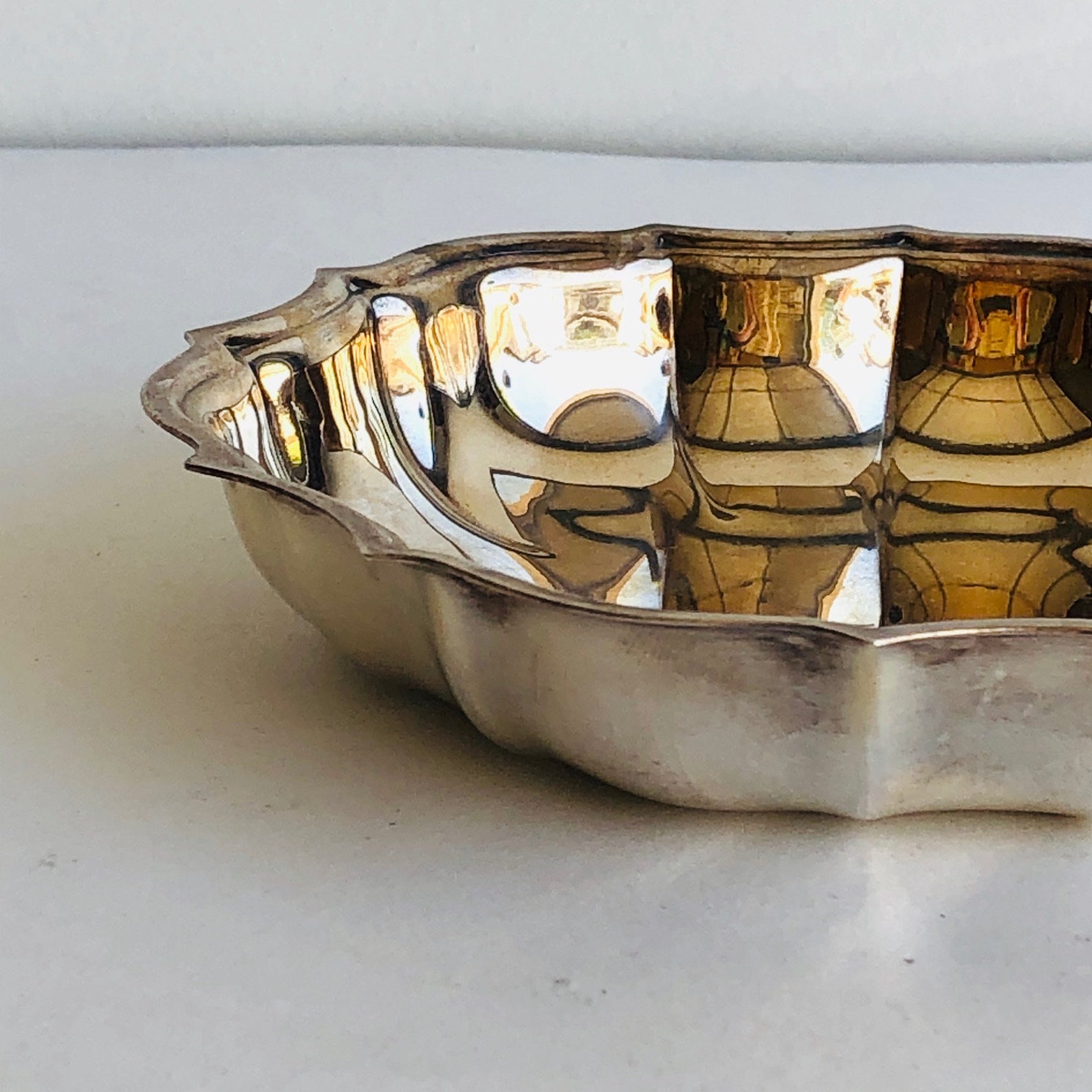 Vintage International Silver Company Chippendale 5 3/4 Round Etsy