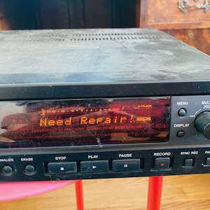 Tascam CD RW700 Compact Disc Rewritable Recorder, Needs Repair, As Is, Not Working, Vintage Audio CDR Player, UK Power Source, #CEO1157