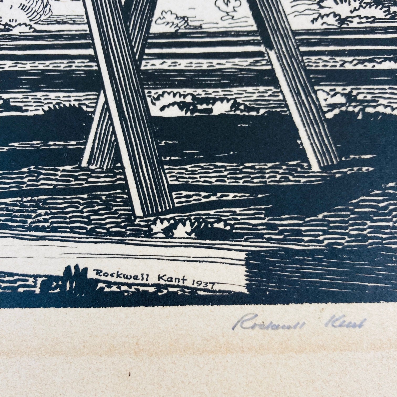 Original Rockwell Kent Lithograph 