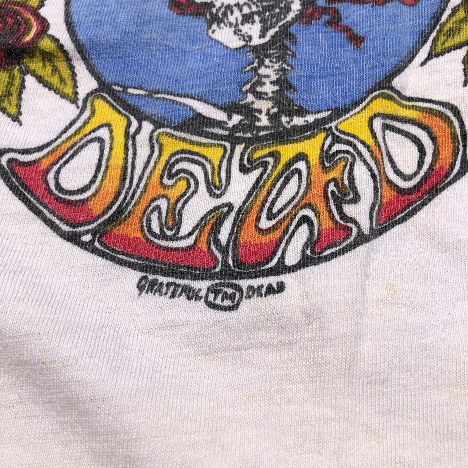 Discover Vintage Grateful Dead T Shirt Baseball Style Bertha Skeleton and Roses 1970s, Long Sleeved Size Small Grateful Dead Memorabilia,  #SF0002