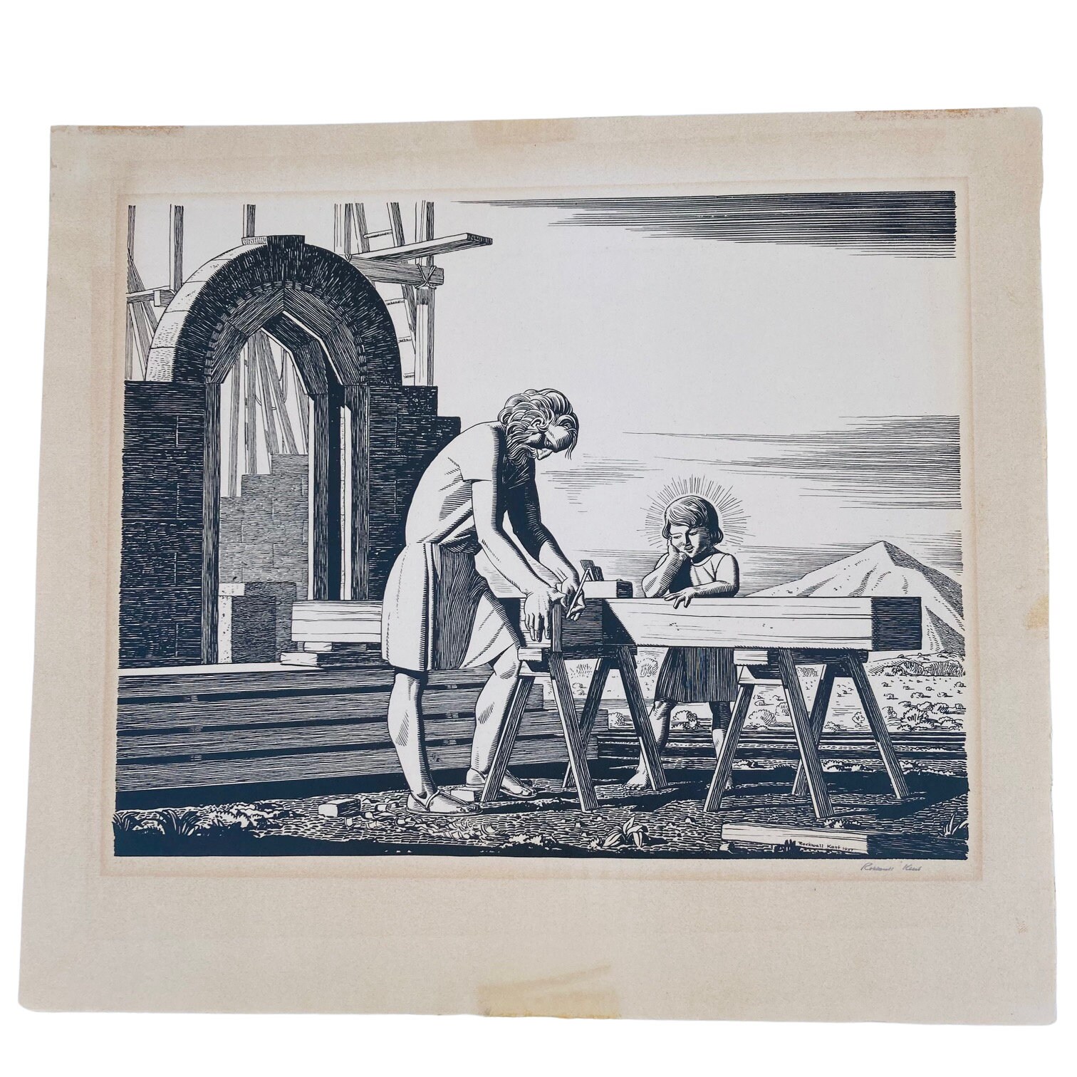 Original Rockwell Kent Lithograph 