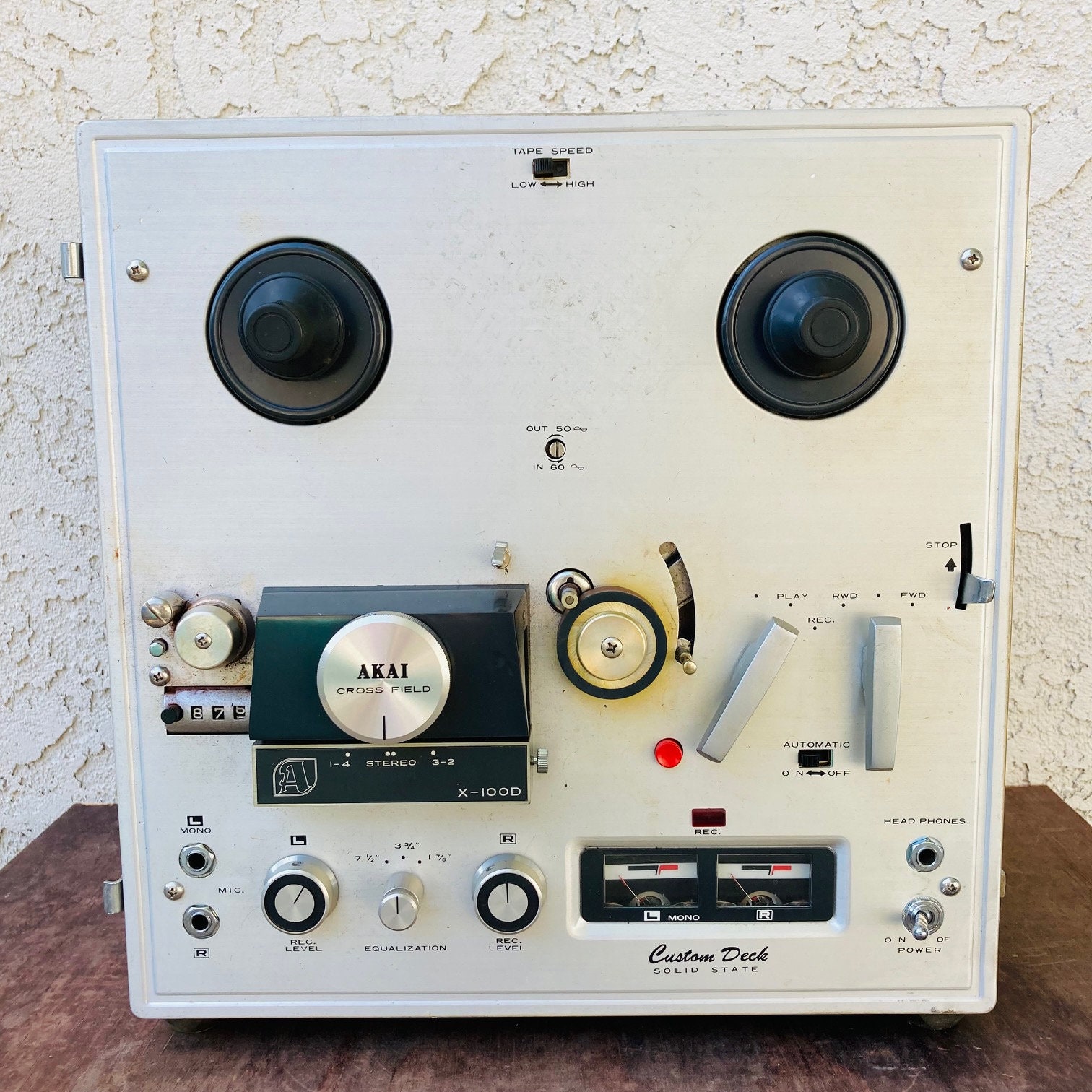 Vintage Akai X100D Reel to Reel Tape Recorder 1960s Etsy UK