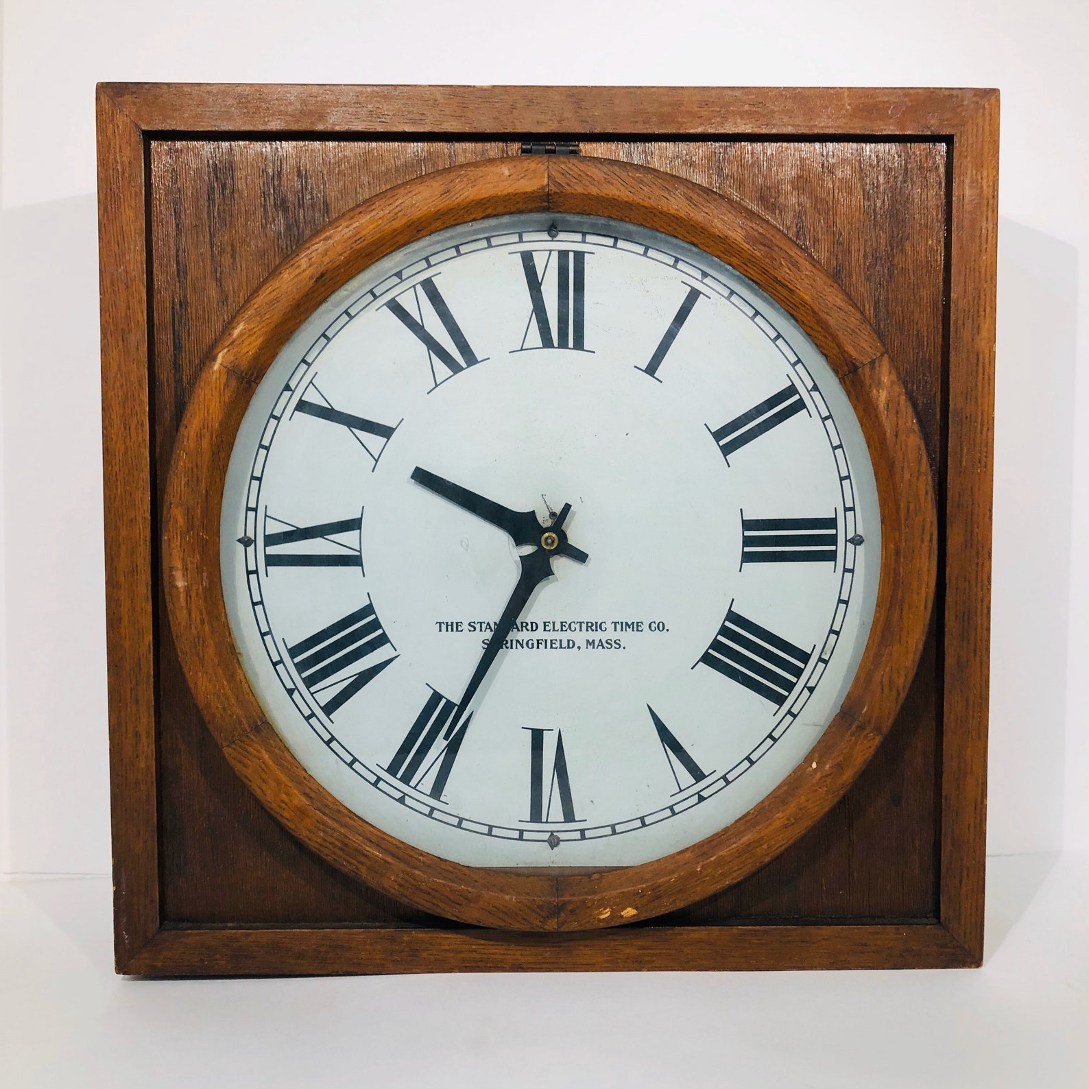 Vintage Electric Wall Clock the Standard Electric Time Etsy
