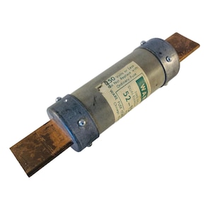 1950s Vintage Ware Fuse Corporation Chicago, Time Delay Dual Element Fuse 52 - 150 Amp, Retro Gift For Him Dad Grandpa, Mancave Decor 0054JW