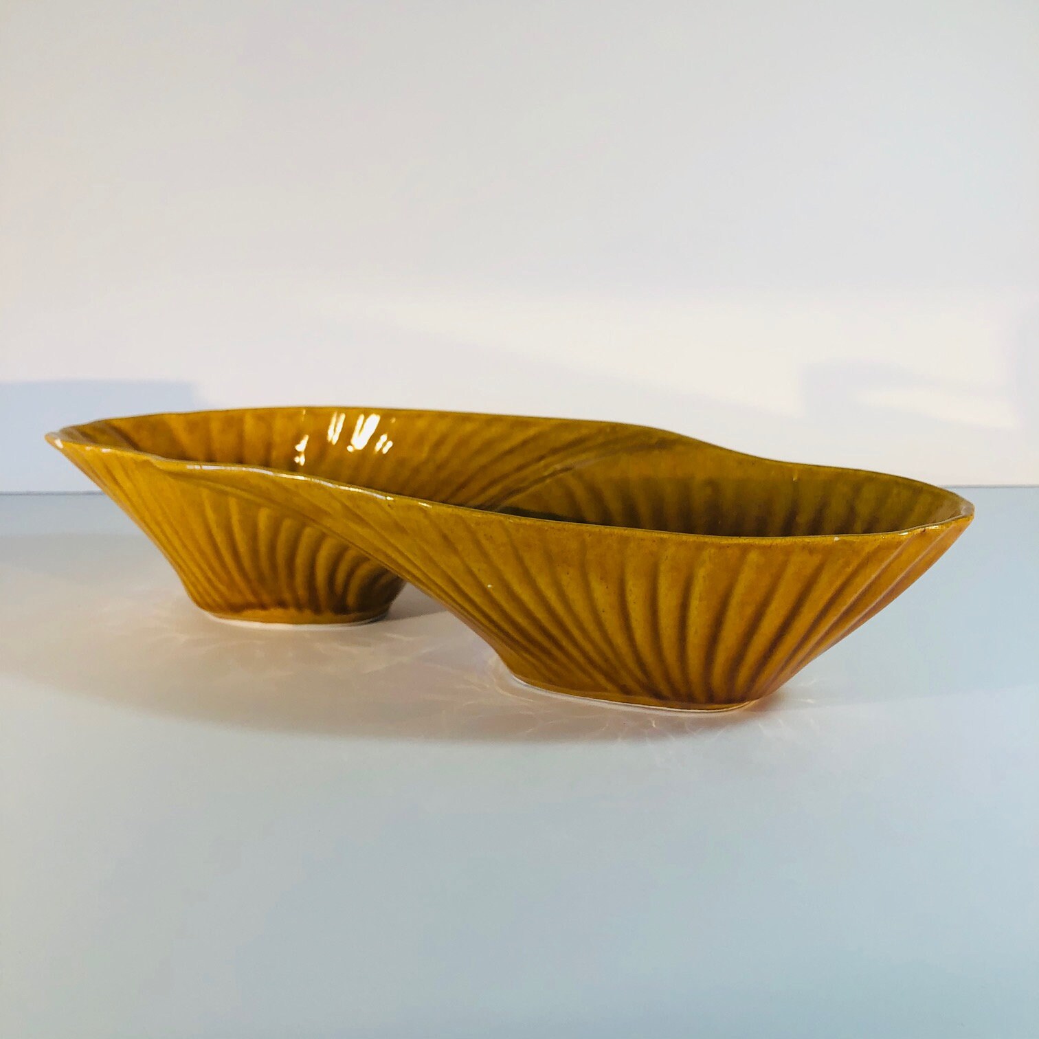 Vintage Glazed Serving Dish 1970s Retro Drip Glaze Dish Made Etsy