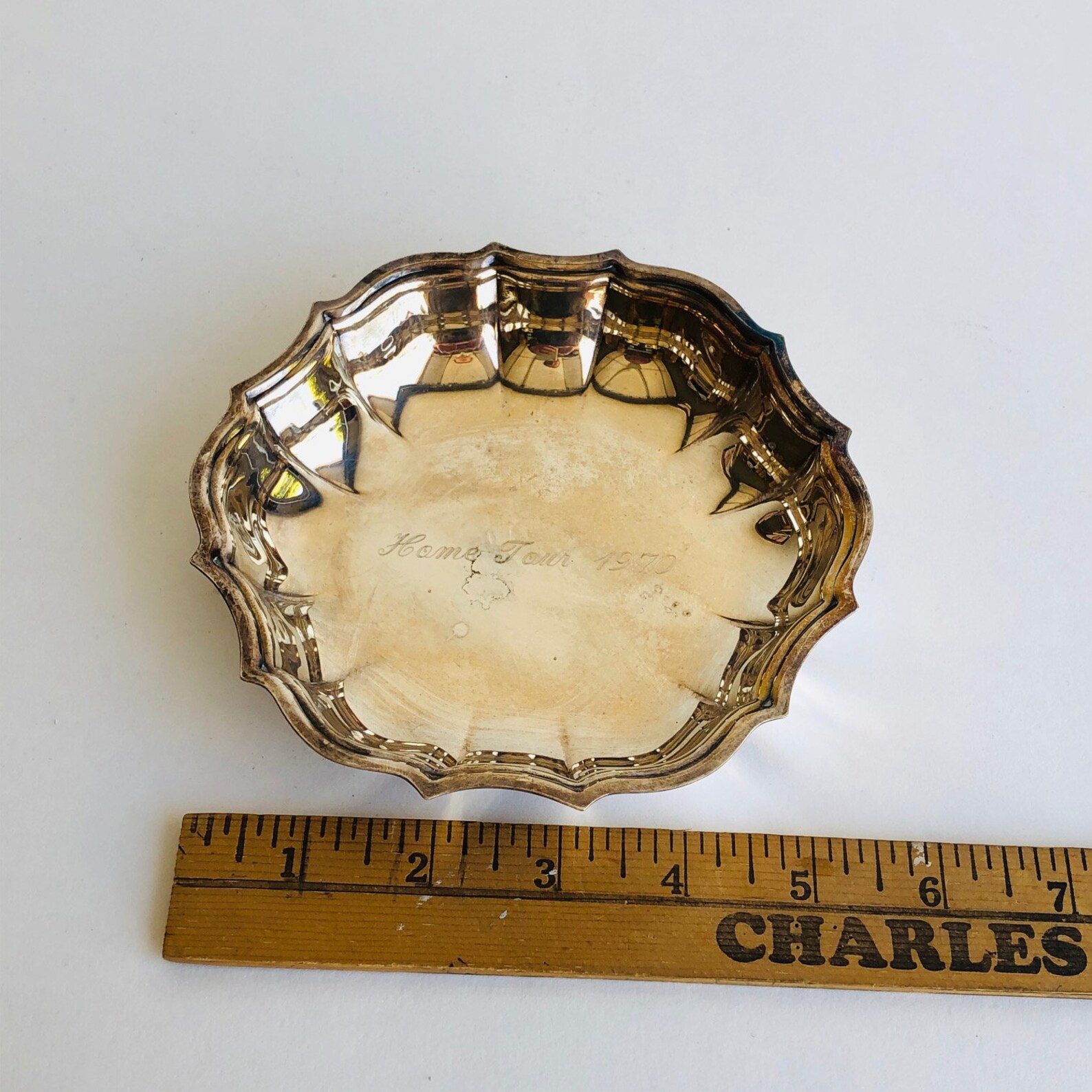 Vintage International Silver Company Chippendale 5 3/4 Round Etsy