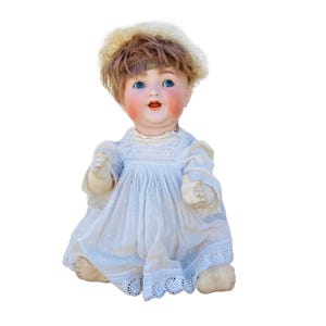 アンティーク　ビスクドール　SIMON＆HALBIG  K☆R Antique doll K & R Simon & Halbig 117 x rare character doll