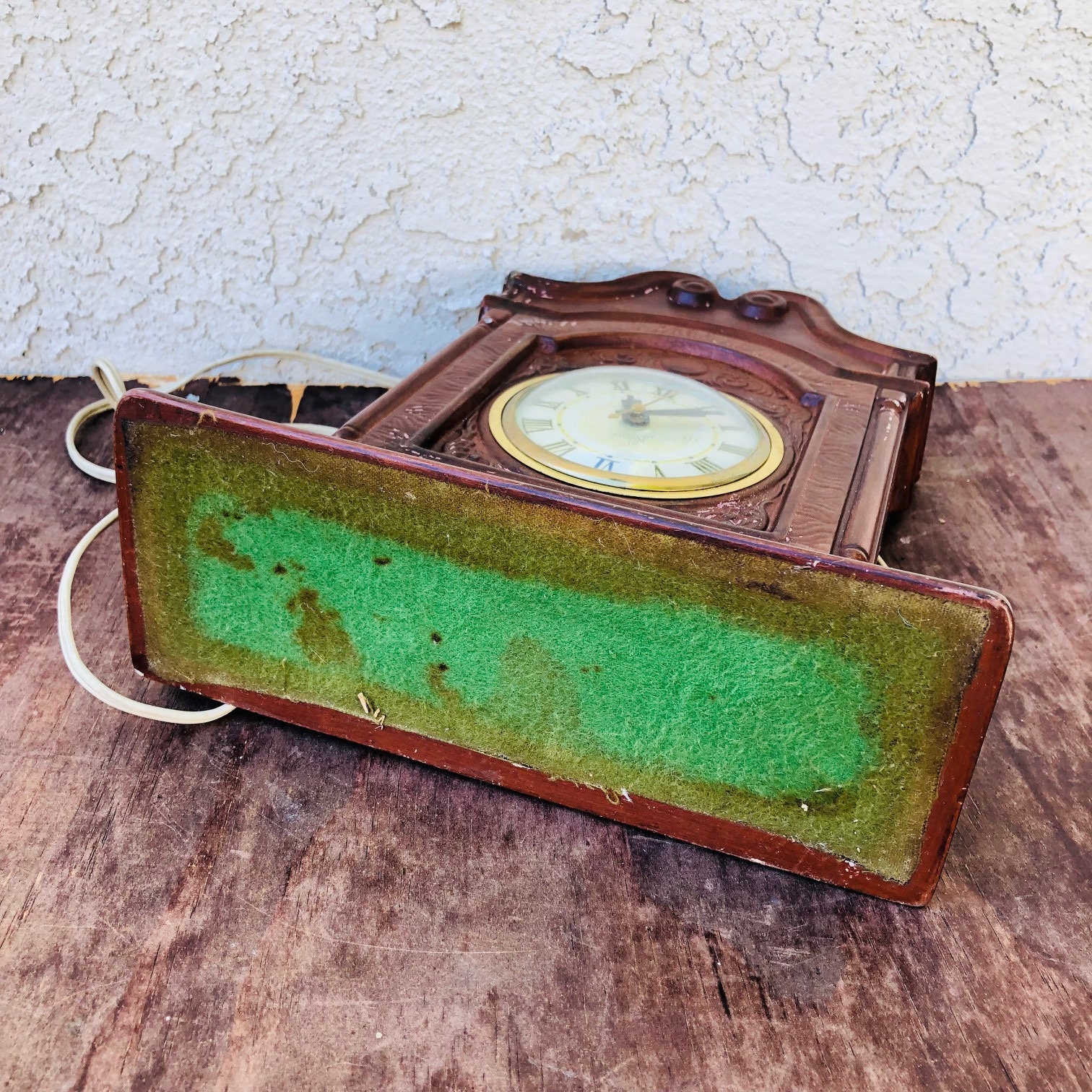 Vintage Mantel Clock Retro Antique Shelf Decor Clock Fixer Etsy