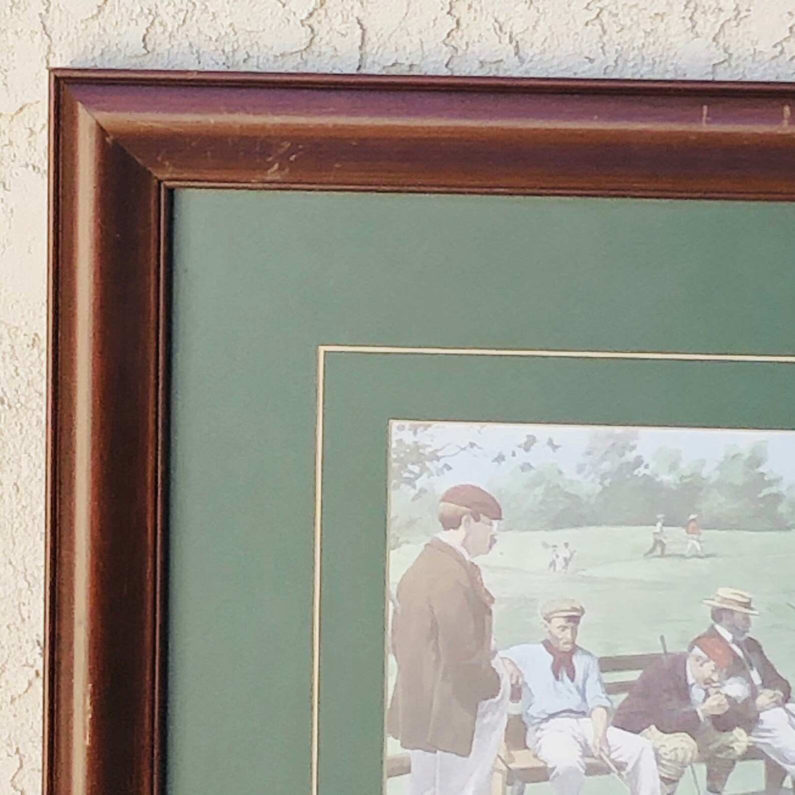 Vintage Framed Golf Art Print Vintage Framed Picture Print Etsy