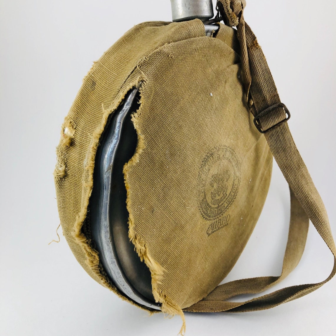 Vintage Boy Scout Canteen With Khaki Brown Cover Vintage Boy Etsy