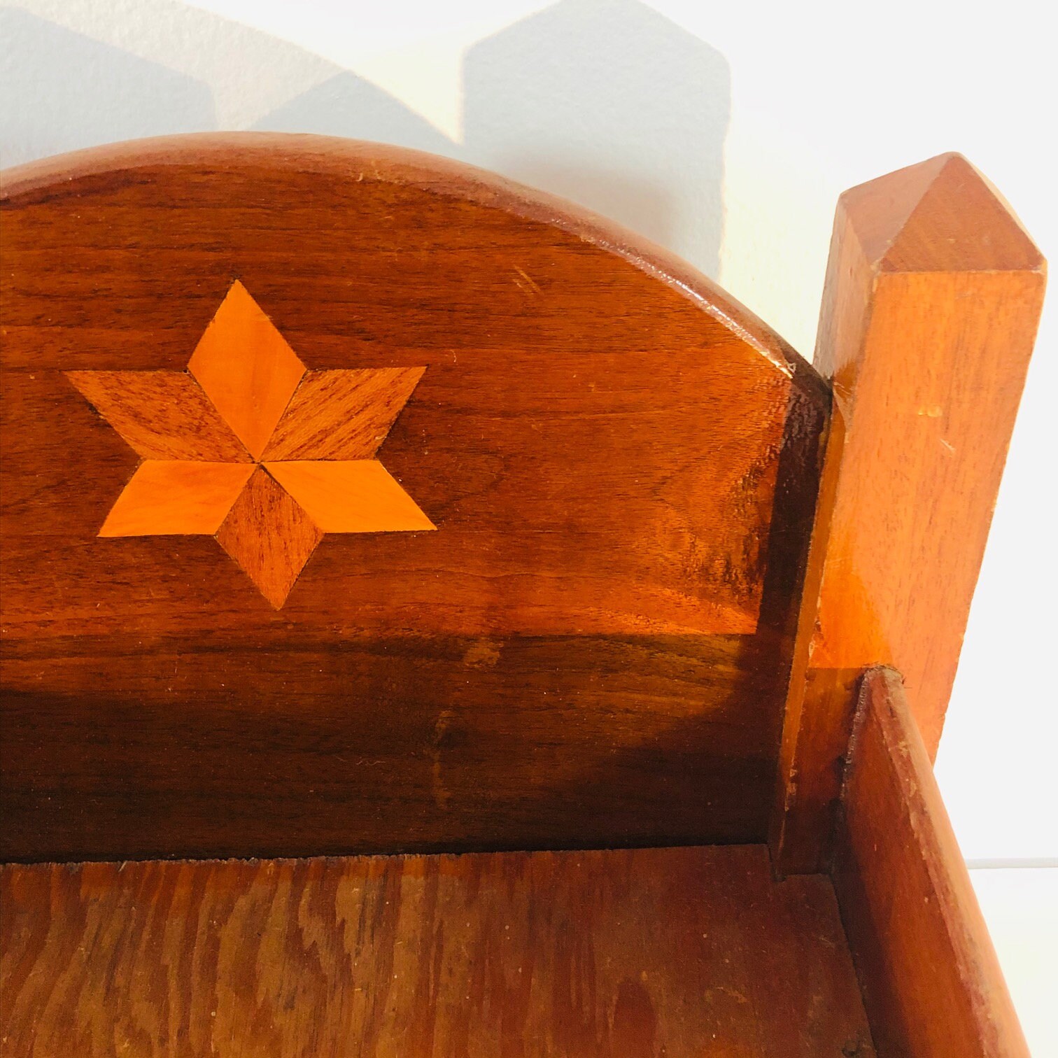 Authentic Handmade Wooden Doll Furniture Bed Vintage Etsy