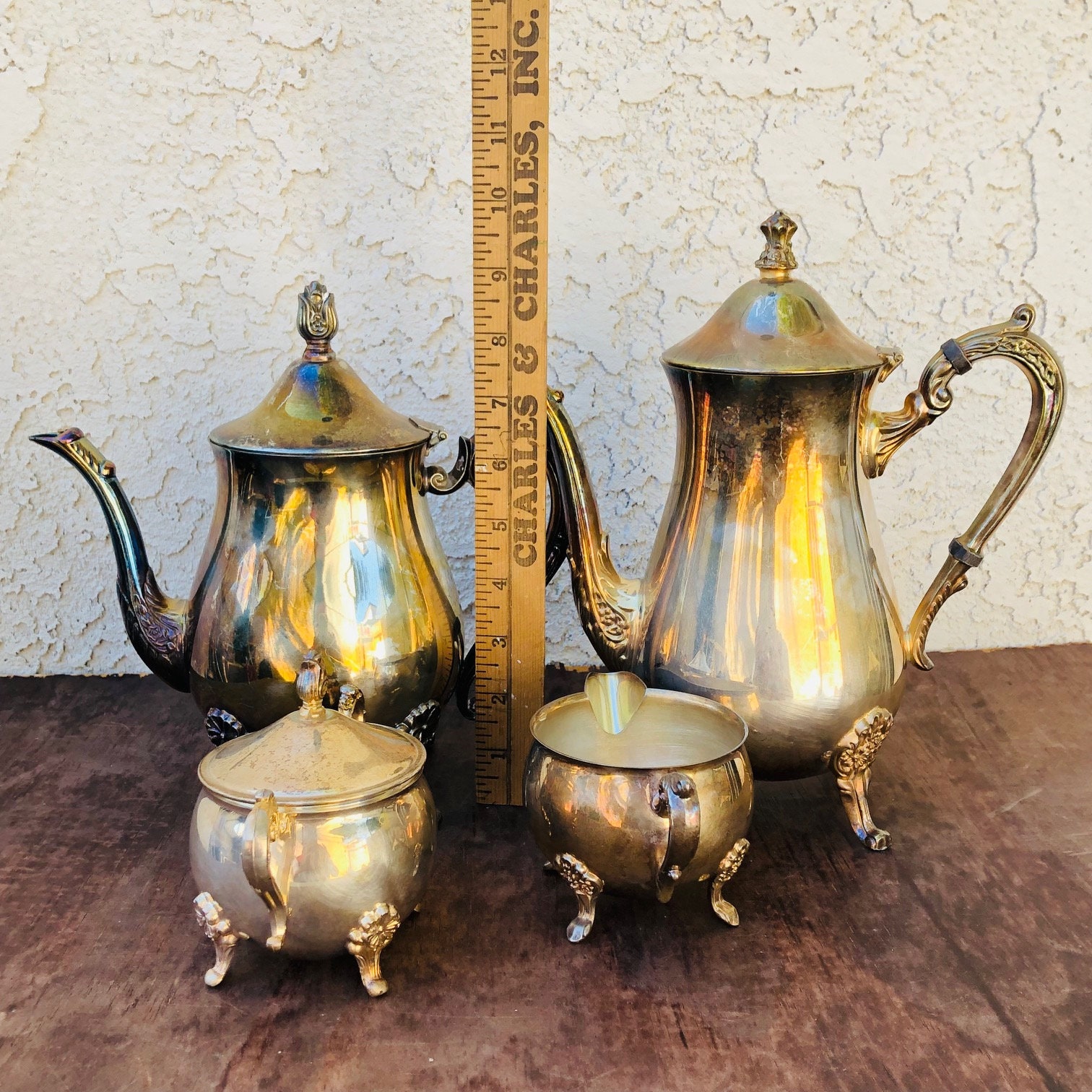 Leonard Silverplated Tea Pot / Leonard Silverplated Coffee Pot / Leonard  Silverplated 10 Serving Pot / 4 Cup Tea Pot / Tea Pot Decor 