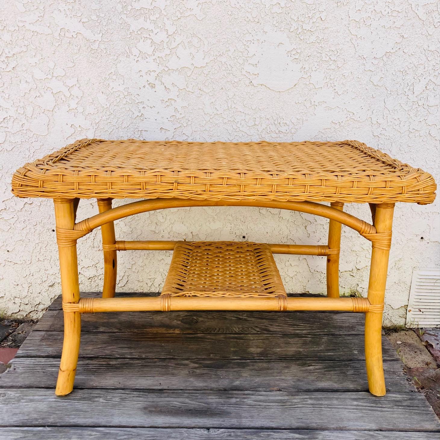 センターテーブル・ローテーブル Old Rattan Coffee Table 61x-skR0NNL._UF894,1000_QL80_.jpg