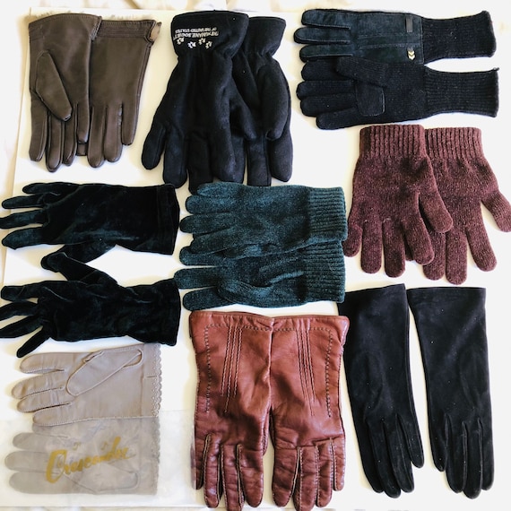 Job Lot of Vintage Gloves 19 Pairs of Gloves, 195… - image 7