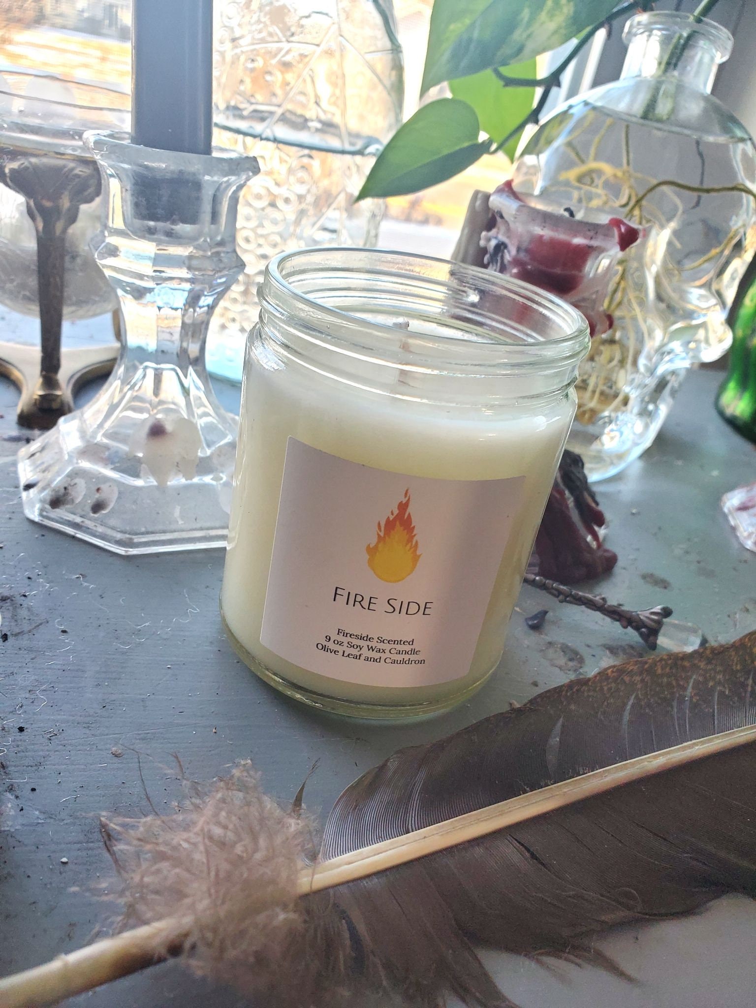Fireside Scented Candle Campfire Candle Summer Candle Etsy