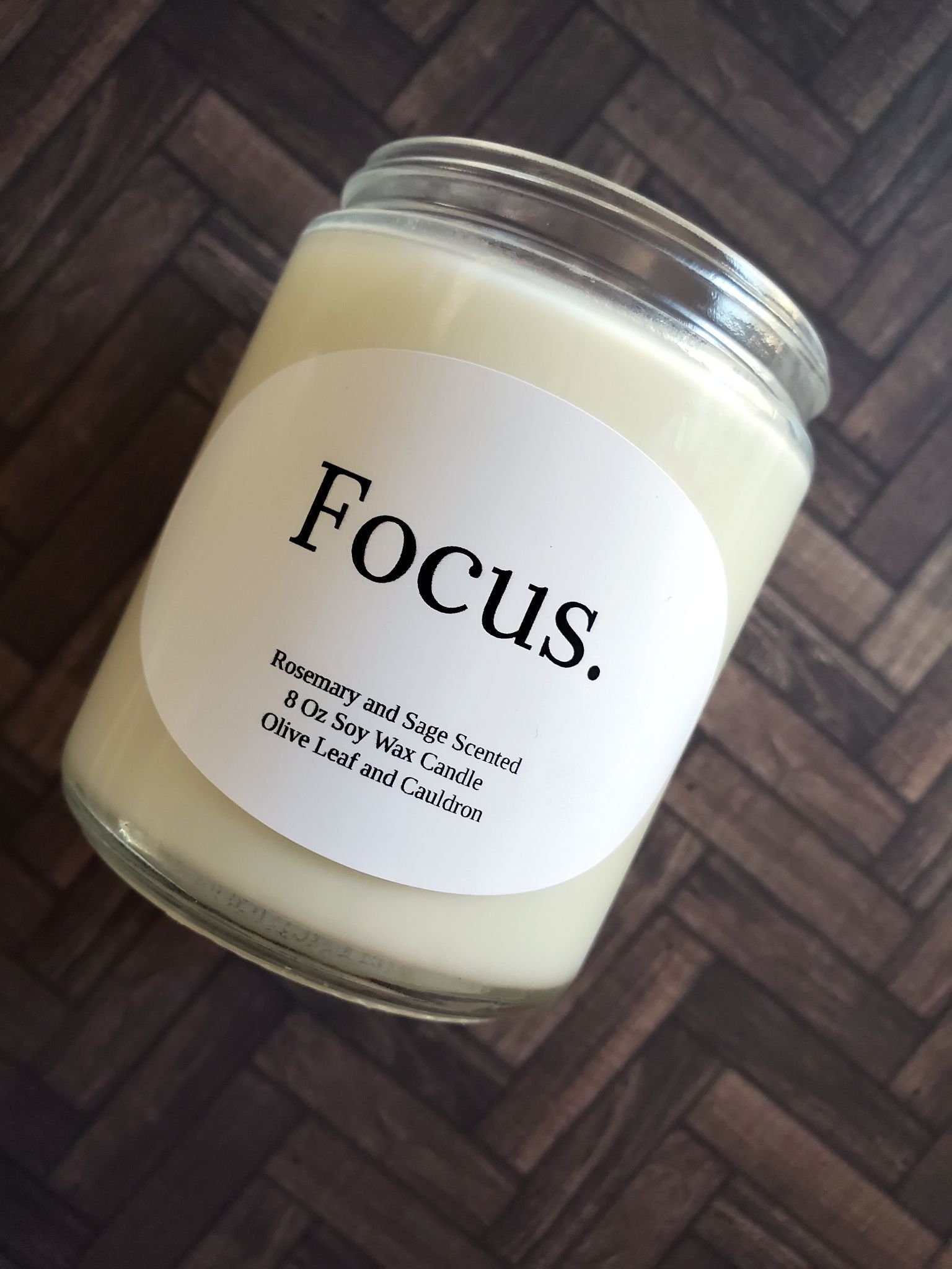 Focus candle 8 Oz Meditation Candle Intention Candle Etsy