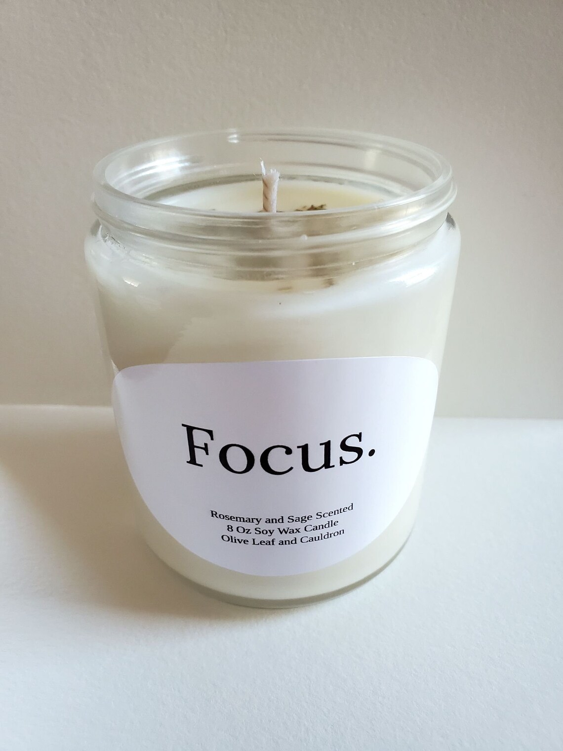 Focus candle 8 Oz Witch Candle New Job Gift Witchcraft Etsy