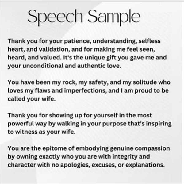 Special Occassion Speech Writing Services