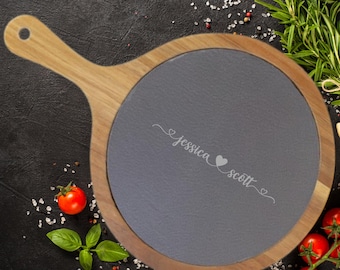 Personalized Charcuterie Board – Custom Couple Cheese Board with Names, Wedding Gift, Anniversary Gift for Couples