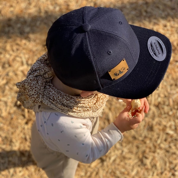 Basecap Kinder Dunkelblau < Geburtstag, Sonnenschutz, Geschenk, Kinder, Kinder Cap, Kinder Cappy, Kindertag, Basecap, Cap, Sommerhut >