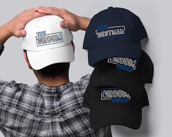 Personalized Groomsmen Hats, Bachelor Party Hats