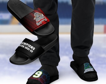 Custom Design Sport Slides, Youth, Men's & Women's Sizes