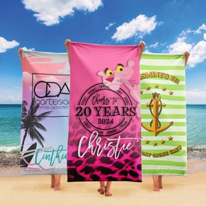 Custom Designed Beach Towel