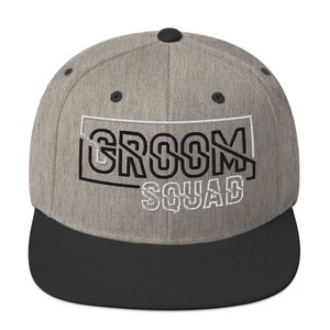 Embroidered Groomsman Hats, Bachelor Party Hats, Groom Squad Hats Groom Squad