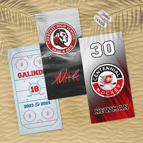 Custom Designed Beach Towels