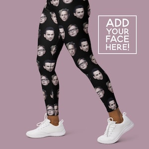 Custom Design Leggings, Pet Face Leggings Size XS-6XL
