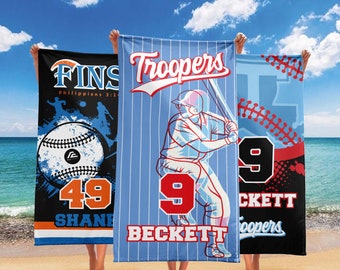 Custom Design Beach Towels, Personalized Towels