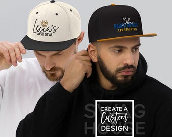 Custom Design Bachelor Party Hats, Embroidered Hats for Groomsmen