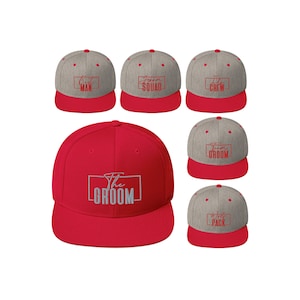 Embroidered Groomsmen Hats, Bachelor Party Hats