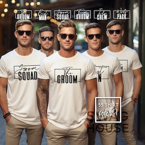 Groomsmen T-shirts, Bachelor Party T-shirts, Size XS - 5XL
