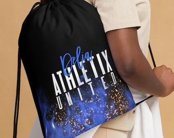 Personalized Drawstring Bag, Custom Design Bag for Sports Teams