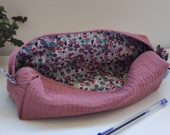 Liberty Print Padded and Lined Pouch. Liberty 