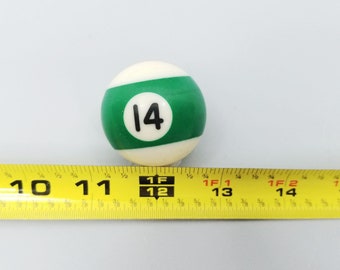 # 14 replacement billiard pool ball green striped