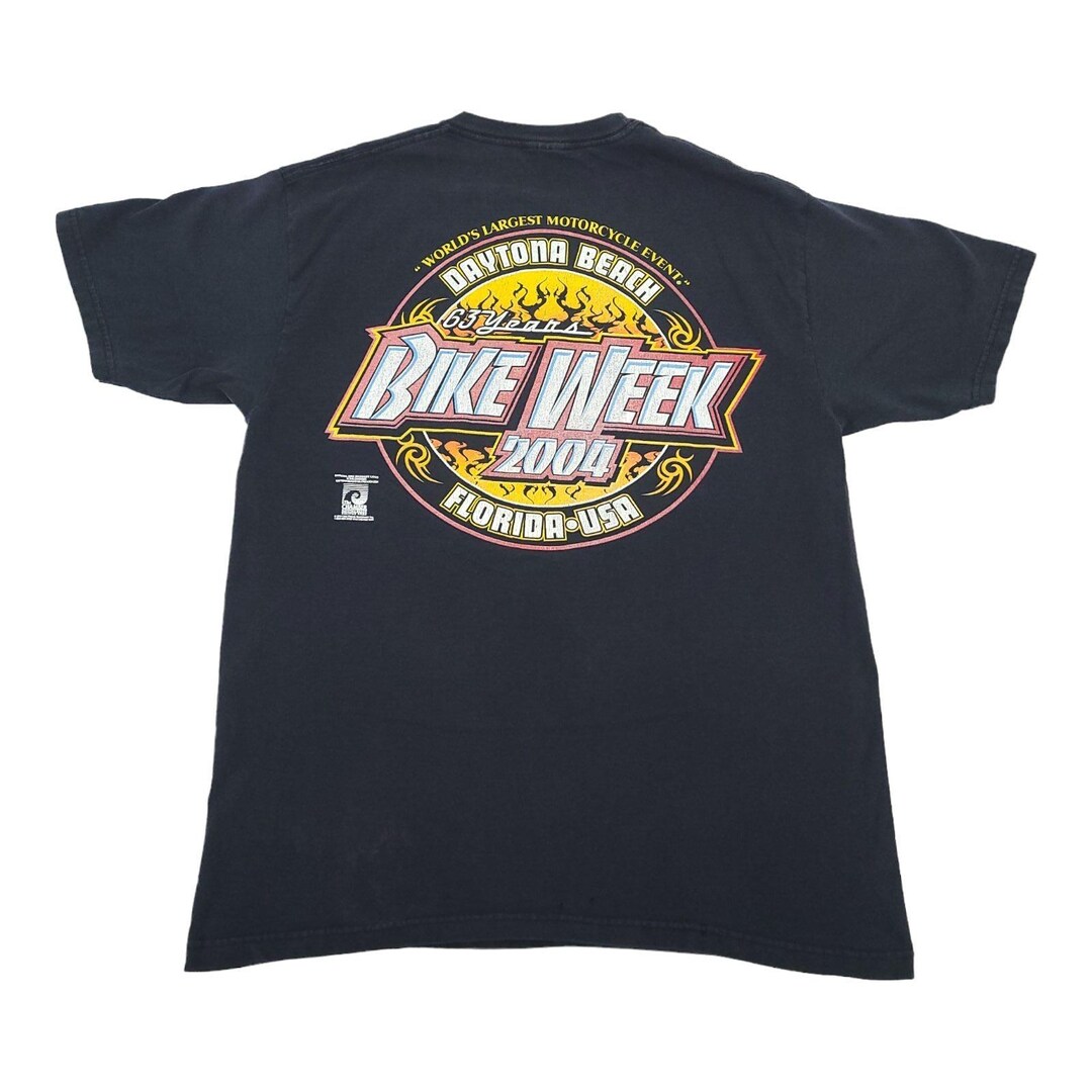 Daytona Beach Bike Week 63 Years Vintage 2004 T Shirt Size M Short