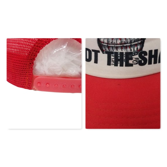 Vintage Snapback Trucker Cap Hat Foam Mesh She Go… - image 10