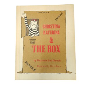 Livre de lecture hebdomadaire Christina Katerina & And The Box Patricia Lee Gauch, HC 1971