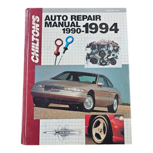 Chiltons Auto Repair Manual 1990 - 1994 Hardcover Part 7912 USA Canadian Models
