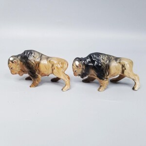 Vintage Relco Buffalo Bison Salt Pepper Shakers Ceramic Japan - Etsy